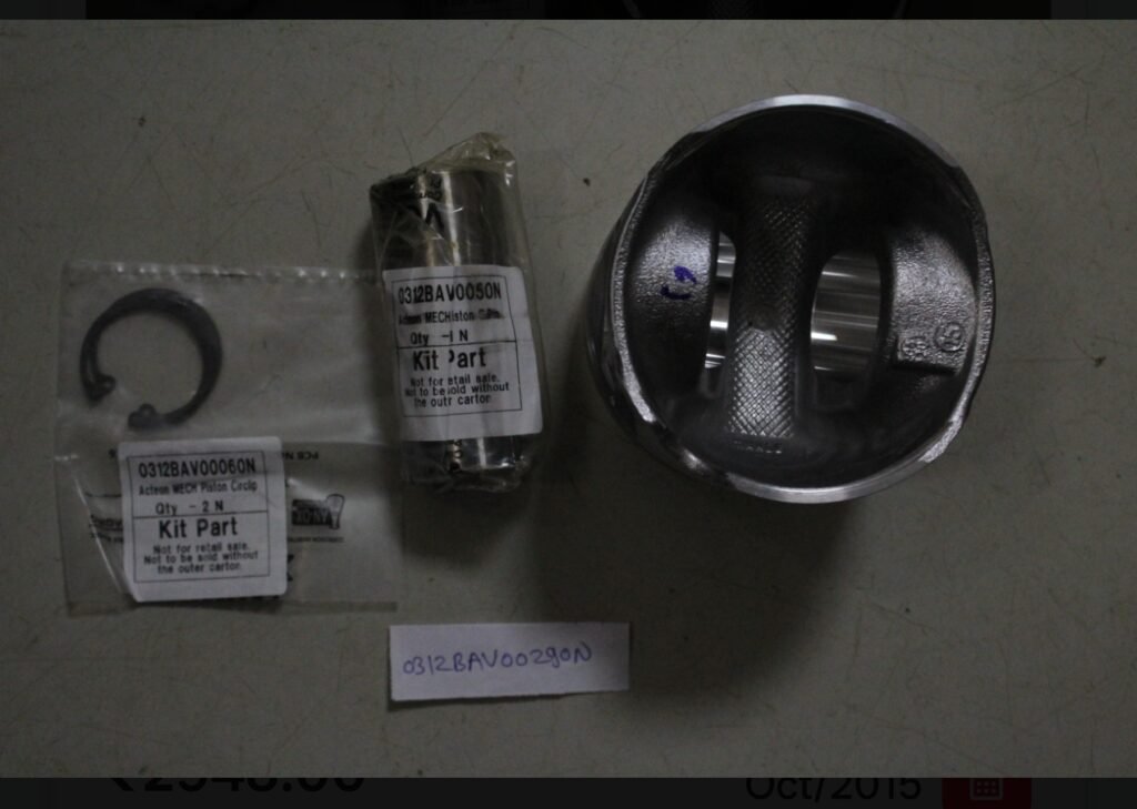 PISTON, PISTON PIN, CIRCLIP SET Mahibdra